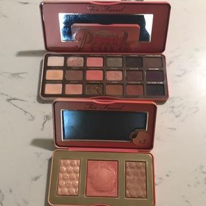 Too Faced Sweet Peach eyeshadow ➕Sweet peach glow
